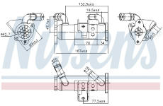 Chladič, recirkulace spalin NISSENS 989473