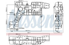 Vyrovnávací nádoba, chladicí kapalina NISSENS 996071