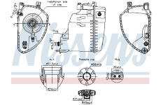 Vyrovnávací nádoba, chladicí kapalina NISSENS 996198