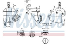 Vyrovnávací nádoba, chladicí kapalina NISSENS 996202