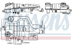 Vyrovnávací nádoba, chladicí kapalina NISSENS 996205