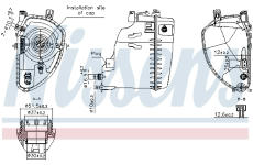 Vyrovnávací nádoba, chladicí kapalina NISSENS 996213