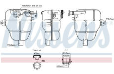 Vyrovnávací nádoba, chladicí kapalina NISSENS 996218
