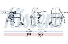 Vyrovnávací nádoba, chladicí kapalina NISSENS 996237