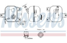 Vyrovnávací nádoba, chladicí kapalina NISSENS 996246