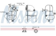 Vyrovnávací nádoba, chladicí kapalina NISSENS 996253