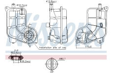 Vyrovnávací nádoba, chladicí kapalina NISSENS 996287