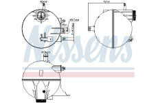 Vyrovnávací nádoba, chladicí kapalina NISSENS 996295