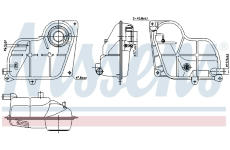 Vyrovnávací nádoba, chladicí kapalina NISSENS 996299