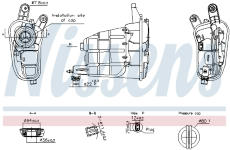 Vyrovnávací nádoba, chladicí kapalina NISSENS 996301