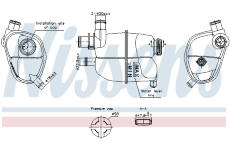 Vyrovnávací nádoba, chladicí kapalina NISSENS 996302