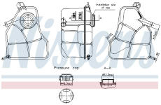 Vyrovnávací nádoba, chladicí kapalina NISSENS 996308
