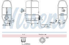 Vyrovnávací nádoba, chladicí kapalina NISSENS 996332