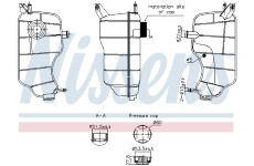 Vyrovnávací nádoba, chladicí kapalina NISSENS 996338