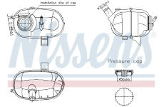 Vyrovnávací nádoba, chladicí kapalina NISSENS 996339