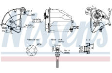 Vyrovnávací nádoba, chladicí kapalina NISSENS 996358