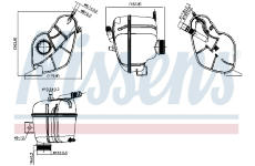 Vyrovnávací nádoba, chladicí kapalina NISSENS 996408