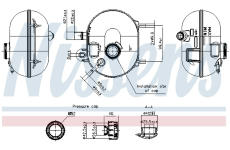 Vyrovnávacia nádobka chladiacej kvapaliny NISSENS 996423