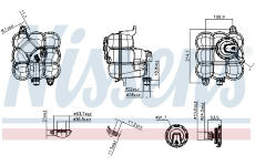 Vyrovnávací nádoba, chladicí kapalina NISSENS 996472