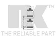 Sada brzdových destiček, kotoučová brzda NK 221002