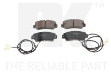 Sada brzdových destiček, kotoučová brzda NK 221010