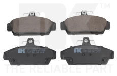 Sada brzdových destiček, kotoučová brzda NK 221211