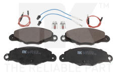 Sada brzdových destiček, kotoučová brzda NK 221921