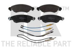 Sada brzdových destiček, kotoučová brzda NK 221943