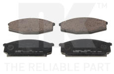 Sada brzdových destiček, kotoučová brzda NK 222227