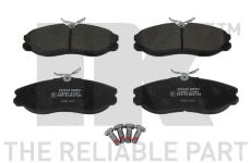 Sada brzdových destiček, kotoučová brzda NK 222238