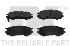 Sada brzdových destiček, kotoučová brzda NK 222241