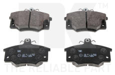 Sada brzdových destiček, kotoučová brzda NK 222316