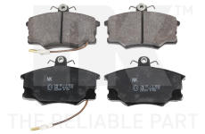 Sada brzdových destiček, kotoučová brzda NK 222327