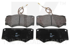 Sada brzdových destiček, kotoučová brzda NK 222332