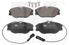 Sada brzdových destiček, kotoučová brzda NK 222336