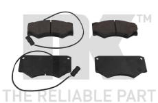 Sada brzdových destiček, kotoučová brzda NK 222342