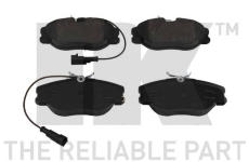 Sada brzdových destiček, kotoučová brzda NK 222350