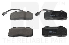 Sada brzdových destiček, kotoučová brzda NK 222397