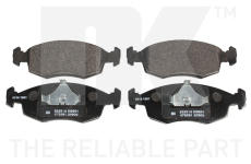 Sada brzdových destiček, kotoučová brzda NK 222513