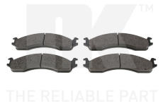 Sada brzdových destiček, kotoučová brzda NK 222548