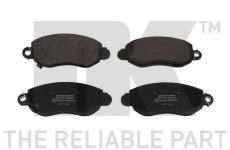 Sada brzdových destiček, kotoučová brzda NK 222559