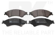 Sada brzdových destiček, kotoučová brzda NK 222577