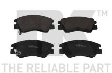 Sada brzdových destiček, kotoučová brzda NK 223006