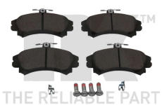 Sada brzdových destiček, parkovací brzda NK 223032