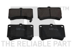 Sada brzdových destiček, parkovací brzda NK 223242