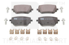 Sada brzdových destiček, kotoučová brzda NK 2233108