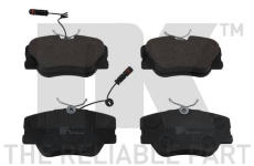 Sada brzdových destiček, kotoučová brzda NK 223318