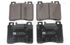 Sada brzdových destiček, kotoučová brzda NK 223325
