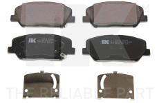 Sada brzdových destiček, kotoučová brzda NK 223444