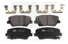 Sada brzdových destiček, kotoučová brzda NK 223449